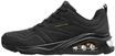 Skechers Damen Tres-air UNO-Ah-Mazing Sneaker, Black Durasuede/Textile, 38 EU