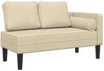 vidaXL Chaiselongue, Indoor Lounge Sofa mit Kissen, Gepolsterte Recamiere f&uuml;r