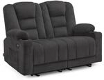 M MCombo Elektrisch 2er Sitzer Sofa mit Schlaffunktion, 2er Relaxsofa mit Taste 150&deg;