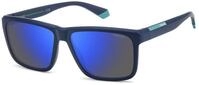 POLAROID Brille PLD 2164/S Gr&ouml;&szlig;e 58-15 mm Matte Blau/Eye size: 58 - Bridge size: 15