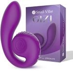 Snail Vibe Gizi G-Punkt-Vibrator Mit Klitorisreizer, Lila, 12 cm