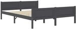 vidaXL Kiefernholz Massivholzbett Bettgestell Holzbett Futonbett Bett Doppelbett