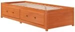 vidaXL Tagesbett, G&auml;stebett mit Schubladen, Sofabett f&uuml;r Wohnzimmer, Sofa Holzbett