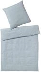 elegante Leinen Bettw&auml;sche Pure Pastell-gr&uuml;n