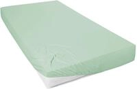 Primera Mako-Feinjersey Jersey-Spannbetttuch, eukalyptus, 140x200-160x200 cm