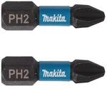 Makita B-63616 Impact Black Bit PH2, 25 mm, 2 St&uuml;ck