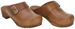 Sanita Urban Offener Clog | Original handgemacht | Leder-Holzclogs f&uuml;r Damen 