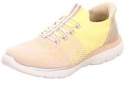 Rieker M5066-80 Damen Slip On Sneaker Textil in Weiss - Gr. 36 | Clean und
