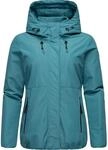 Ragwear Damen warme wasserdichte und atmungsaktive Winterjacke kurz mit flauschigem