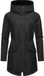 Ragwear leichter Damen &Uuml;bergangsparka langer Regenmantel wasserdicht und