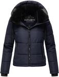 Navahoo Damen Winterjacke Steppjacke warm mit Abnehmbarer Kapuze und...