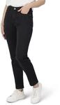 STOOKER Damen 5-Pocket-Jeans Straight Fit Denim/Jeans clean wash eng lang