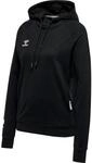 hummel Damen Hmlmove Grid Cotton Hoodie Woman Hooded Sweatshirt, Schwarz, S EU