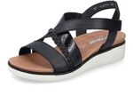 Rieker Damen Keilsandalen V3773, Frauen Sandalen,Freizeitschuhe,offene