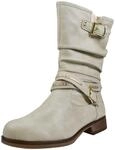 MUSTANG Damen Stiefelette Warmfutter 1139-624, Gr&ouml;&szlig;e:40 EU, Farbe:Wei&szlig;
