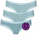 Lascana Damen Brasilslip | Baumwoll-Mix: Weich & atmungsaktiv, Zarte Spitze,...