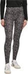 Urban Classics Damen Ladies Soft AOP Leggings Blackline, S