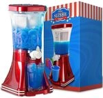 MikaMax Slush-Eis-Maschine im Retro Design - Slushie Maker, 1L Kapazit&auml;t, 20W - F&uuml;r