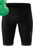 Gonso Herren Sitivo M Fahrradhose, Black / Bright Green, S EU