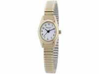 Regent Damen Analog Quarz Uhr mit Edelstahl beschichted Armband 12300050