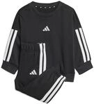 adidas Unisex Baby Essentials Jogger Track Suit, black/white, 18-24 Months