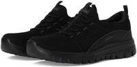 Skechers Damen, Black Knit Duraleather, 36 EU
