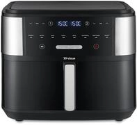 Trisa Crunchy Fry Pro Dual Hei&szlig;luftfritteuse 10L mit Doppelkammer & SYNC...