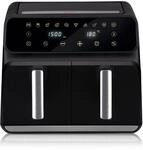 alpina Doppel Hei&szlig;luftfritteuse 8L - Airfryer 1700W - Heissluftfritteuse f&uuml;r