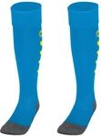 JAKO Unisex Stutzenstrumpf Roma, Jako-Blau/Neongelb, 39-42