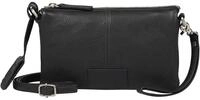 Burkely Damen Soft Skylar Triple Pocket Zip Crossbody, schwarz