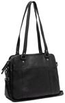 The Chesterfield Brand - Leder Schultertasche Schwarz Porlezza