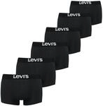 Levi&rsquo;s Einfarbige Basic-Trunks, Herrenunterw&auml;sche aus Bio-Baumwolle mit