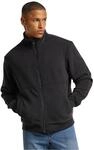 Urban Classics Colour Block Polar Fleece Jacket Black/Black, S