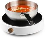 DOMO DO30112IP Induktionskochplatte - 2000 W - 9 Temperaturstufen - Hochwertige