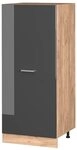 Vicco Vorratsschrank R-Line, Anthrazit Hochglanz, 60 cm, zur freien Kombination