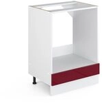 Vicco Herdumbauschrank R-Line, Rot Hochglanz, 60 cm ohne Arbeitsplatte, zur...