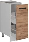 Vicco Apothekerschrank R-Line, Goldkraft Eiche, 30 cm ohne Arbeitsplatte, zur...