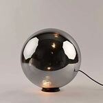 s.luce Orb Glaskugel Tischleuchte Tischlampe Schlafzimmerlampe Flurleuchte, Farbe