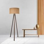 lux.pro Stehlampe Newport 1-flammig Tripod Lampe f&uuml;r Wohnzimmer 140 cm hoch