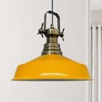 bamyum Asletl H&auml;ngelampe Industrial aus Metall &Oslash;41 cm, K&uuml;chenlampe Vintage,