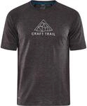 Craft Herren Pro Trail Wool T-Shirt, black-Melange, L