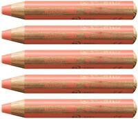 STABILO - Buntstift, Wasserfarbe & Wachsmalkreide - woody 3 in 1-5er Pack -