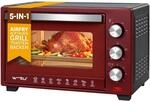 WOLTU Mini Backofen mit Umluft 28 L, Pizzaofen 1600 W, 100-230 &deg;C, Timer 0-60 Min.,