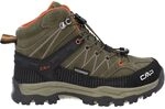 CMP Kids Rigel Mid Trekking Shoes Wp Hiking, Olive-Sage, 36 EU, Olive Sage, 3 UK
