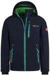 Trollkids Kids Balestrand Jacket 140, Navy/Green