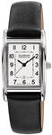 DUGENA Damen-Armbanduhr Quadra Artdeco, Quarz, wei&szlig;es Zifferblatt,