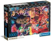 Clementoni One Piece Puzzle 1000 Teile mit Poster | Legespiel f&uuml;r Manga & Anime Fans