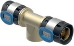 Geberit FlowFit T-St&uuml;ck mit IG, 16 mm x 1/2" x 16 mm
