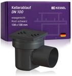 KESSEL Kellerablauf DN 100 kompakt 138x138 mm, K 3, Artikel 36501