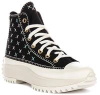 Converse A08733C Herren Run Star Hike Crafted Stitches Sneaker, Schwarz Gold, 7.5